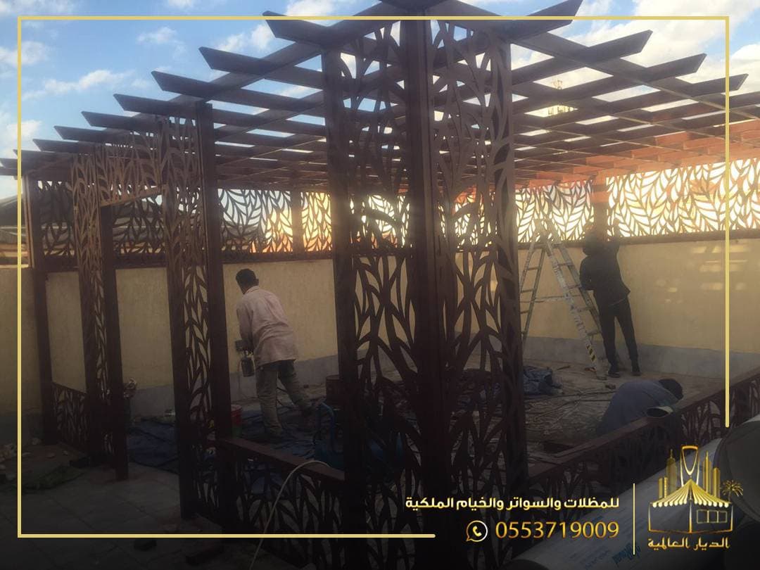 برجولة حديدية عصرية